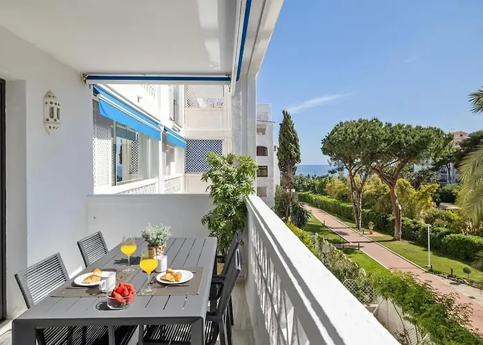 شقة Stylish Sea View In Playas Del Duque *