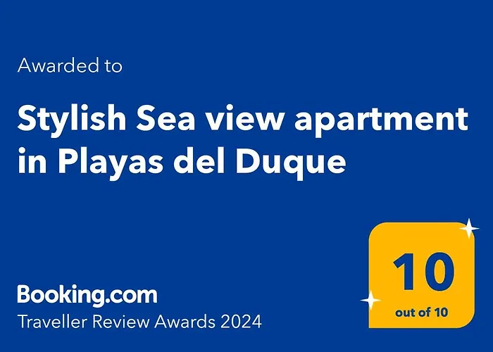 Stylish Sea View In Playas Del Duque Lägenhet